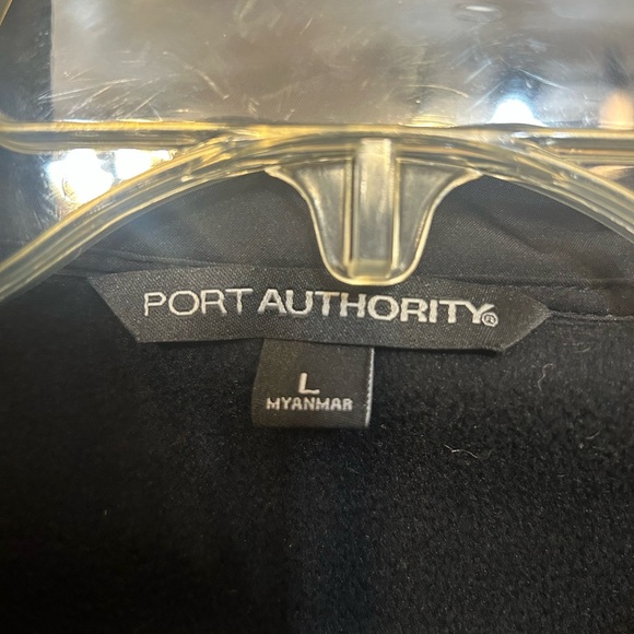 Port Authority Black Soft Shell Jacket with Embroidered Let’s Rope Logo size Lar - Picture 2 of 7